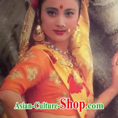 86 Version Journey To The West Tianzhu Princess Clothing Cosplay Jade Rabbit Spirit Ancient Costume Full Set