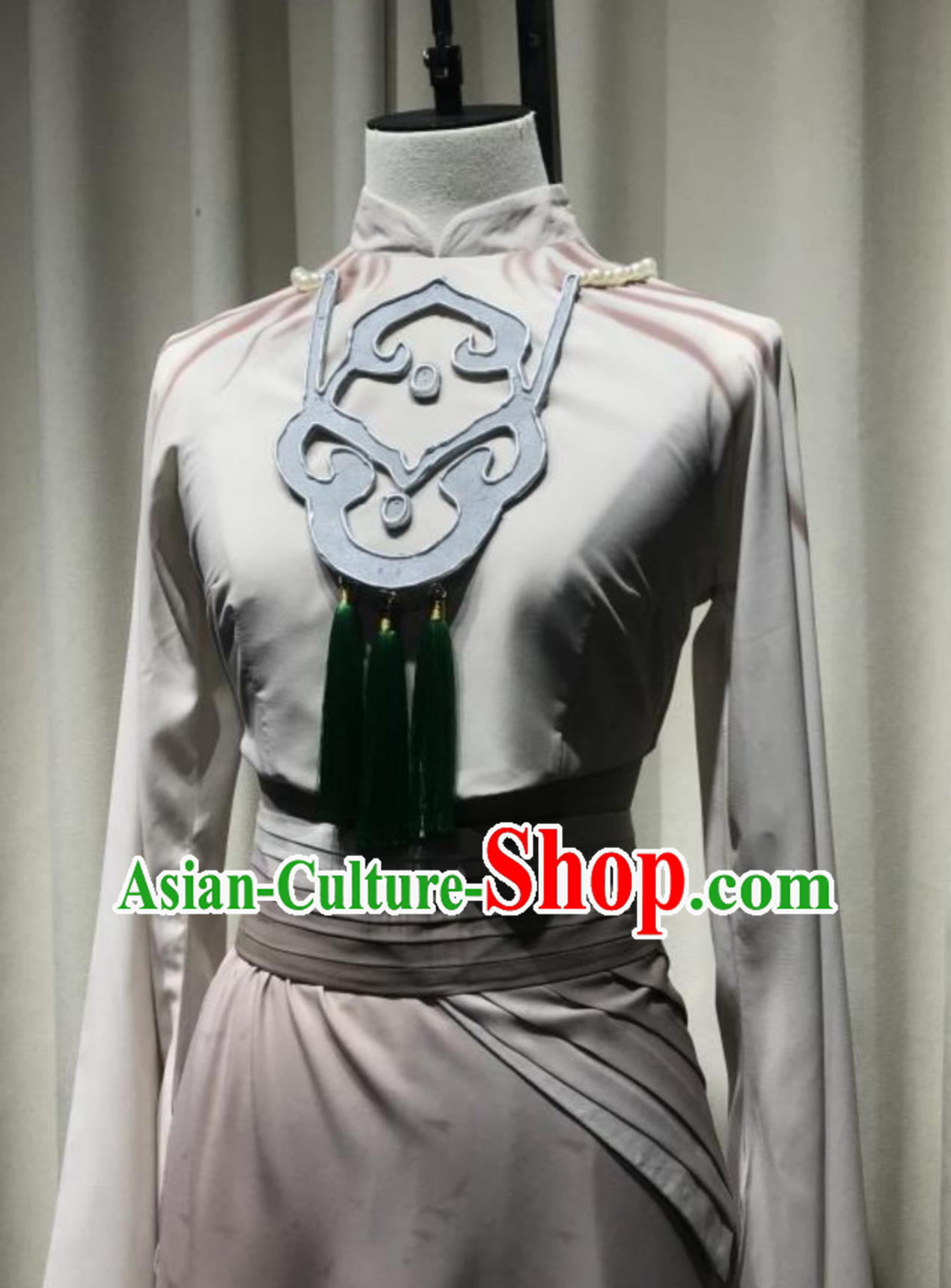 Customized Group Dance Costume Repertoire Jade Bird Fan Dance Attire Classical Chinese Dance Wear Customized Group Dance Costume Repertoire Jade Bird Fan Dance Attire Classical Chinese Dance Wear