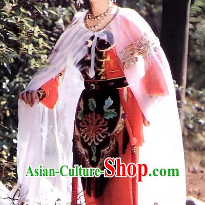 86 Version Journey To The West Princess Iron Fan Costume Chinese TV Drama Queen Outfit
