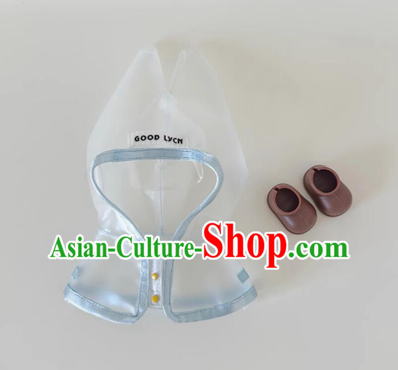 Labubu Doll Costumes Rain Coat and Boots Complete Set