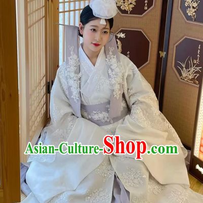 Yanji Korean Hanbok Palace Gown Ancient Princess Stage Performance Costume