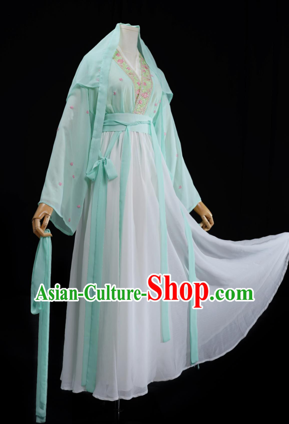 Ju Jingyi Tea Picking Girl Hanfu Dress Green Ancient Chinese Costume Traditional Clothing Ju Jingyi Tea Picking Girl Hanfu Dress Green Ancient Chinese Costume Traditional Clothing