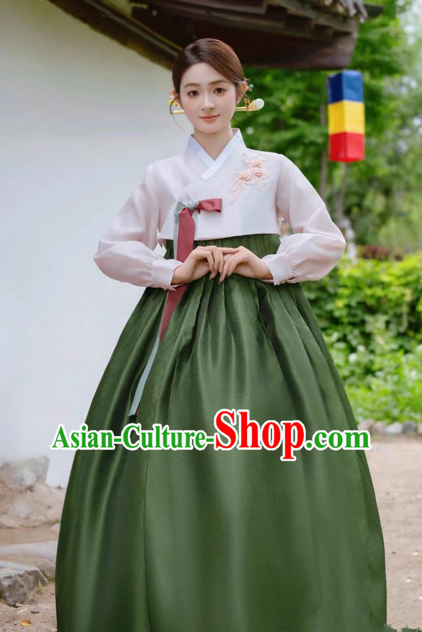 Korean Dance Performance Costume Ethnic Women Outfit Chaoxian Minority Hanbok Korean Dance Performance Costume Ethnic Women Outfit Chaoxian Minority Hanbok