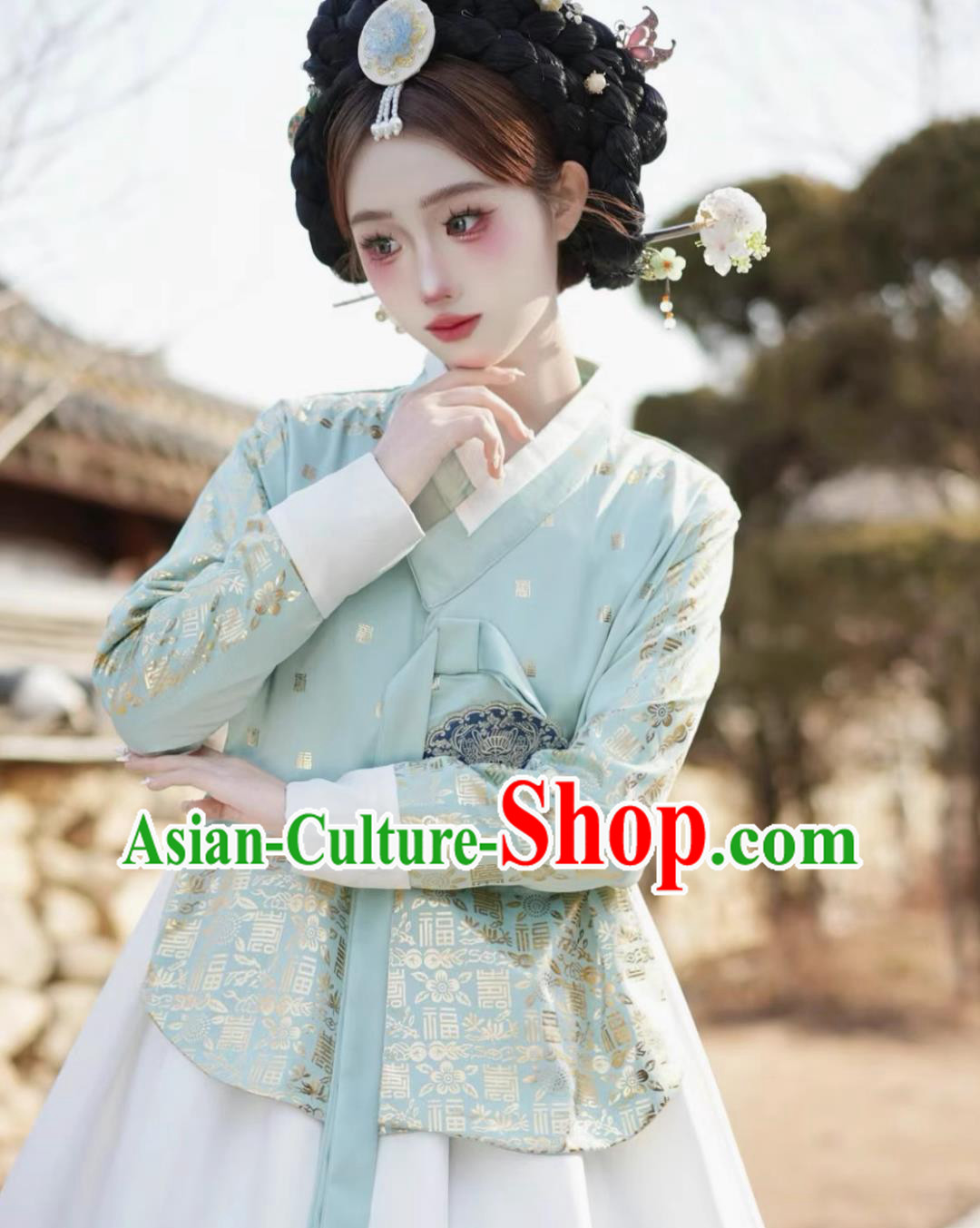 Korean Yanji Princess Palace Hanbok Ethnic Woman Costume