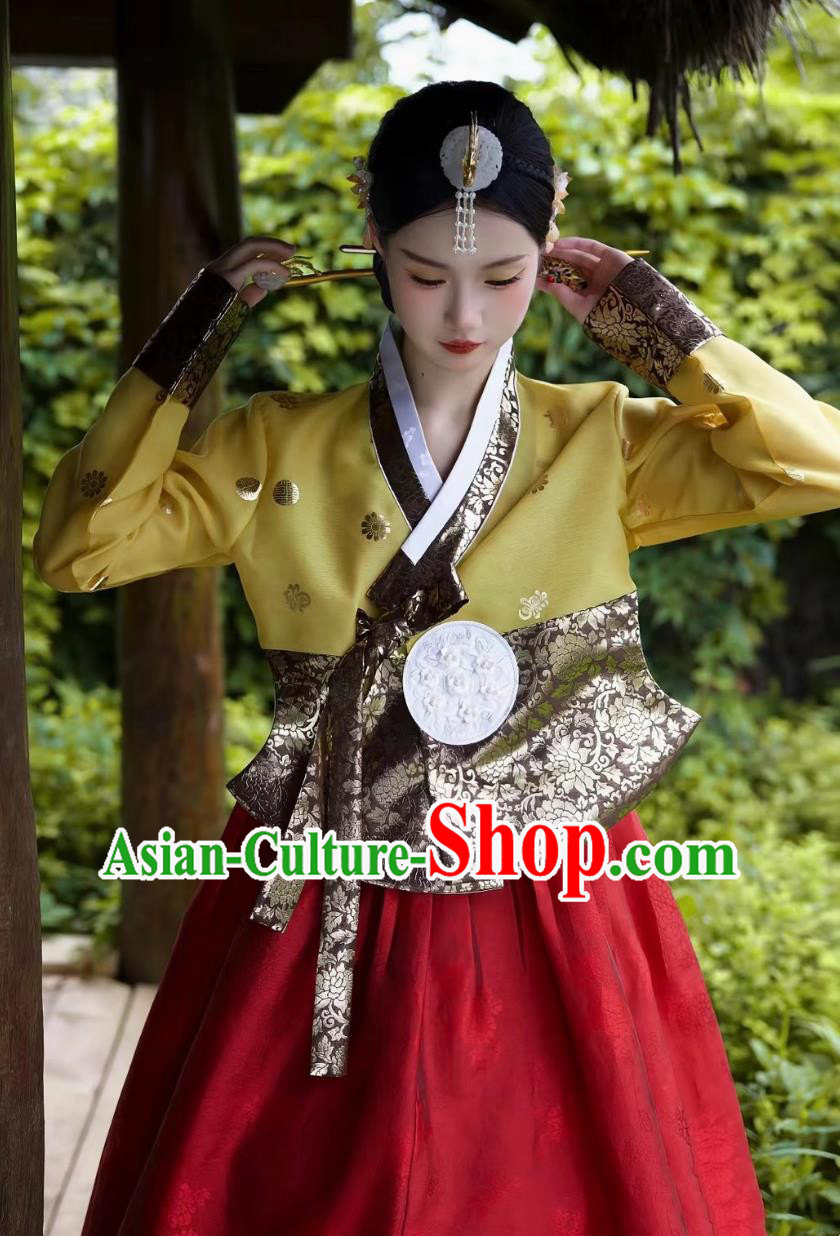 Korean Hanbok Yanji Princess Dress Ancient Court Style Ethnic Attire Korean Hanbok Yanji Princess Dress Ancient Court Style Ethnic Attire