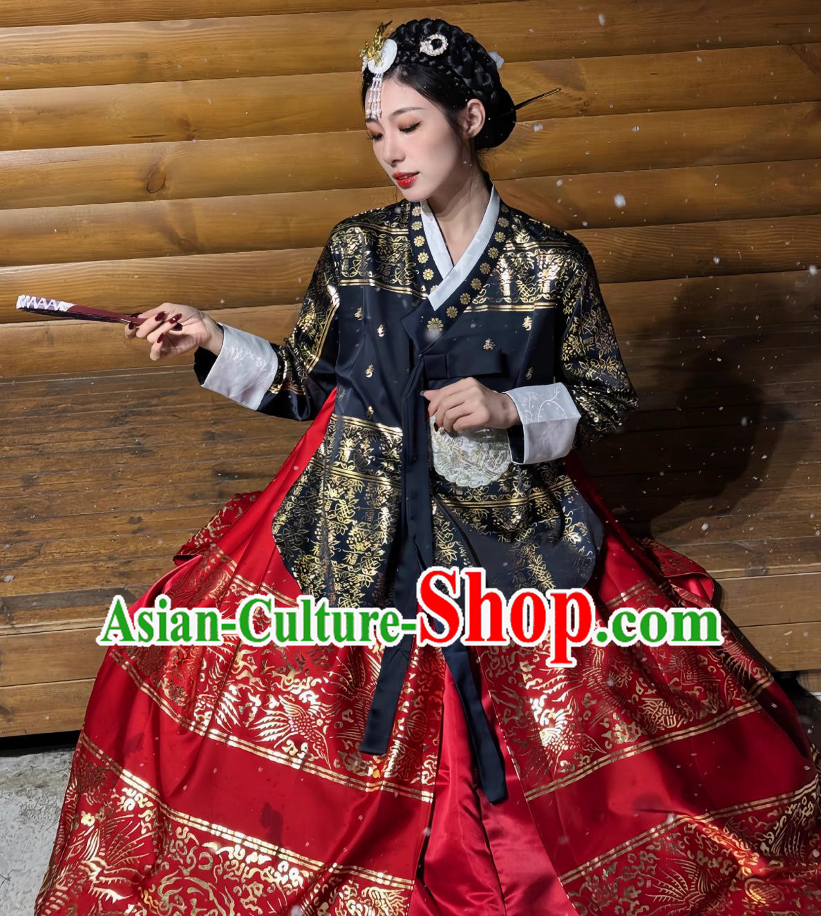Korean Yanji Princess Costume Palace Hanbok Ethnic Wedding Gown