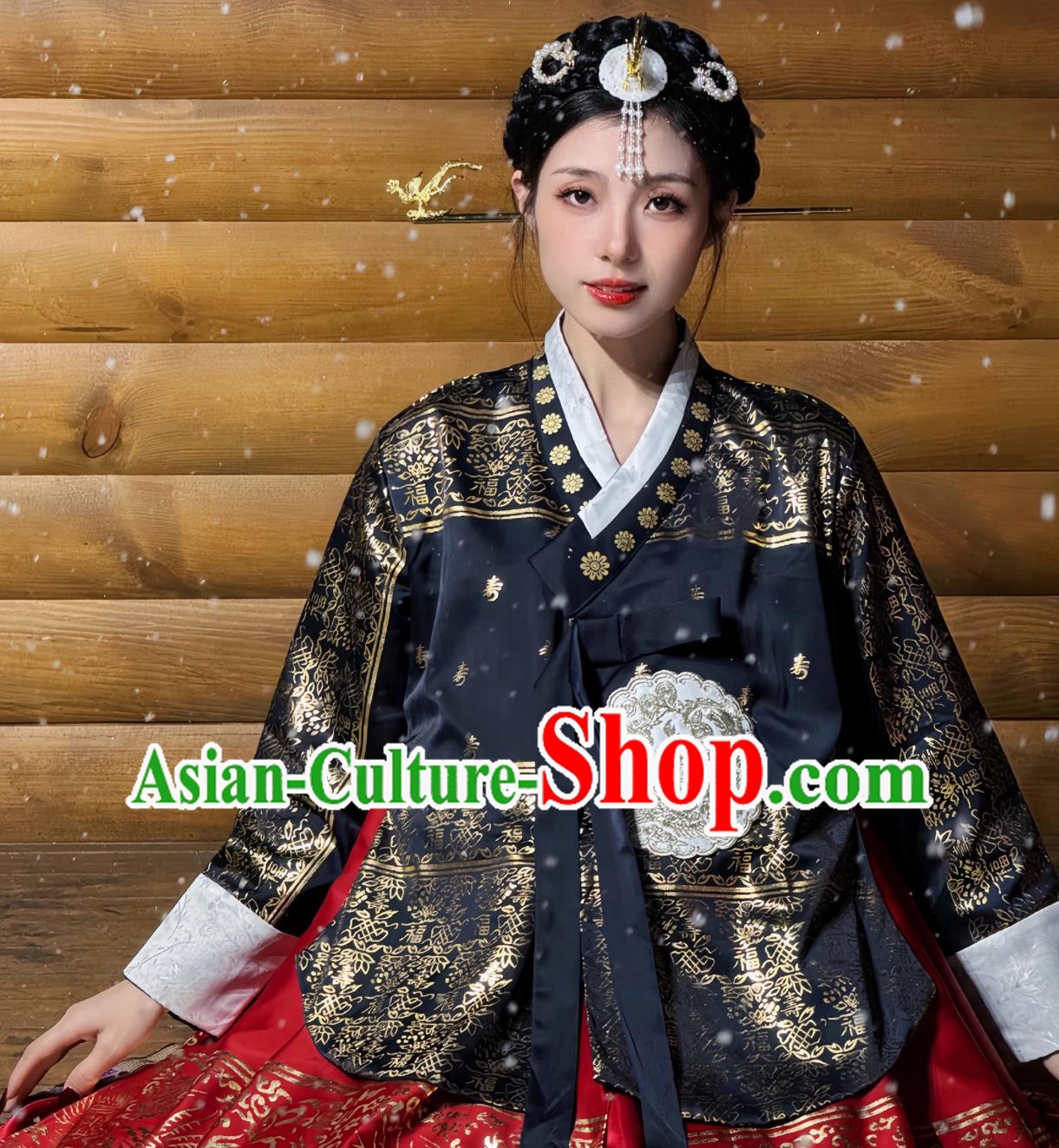 Korean Yanji Princess Costume Palace Hanbok Ethnic Wedding Gown