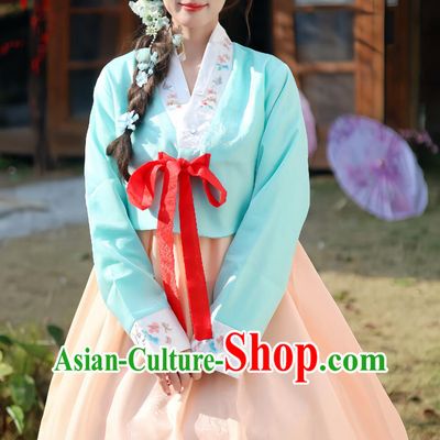 Modernized Korean Traditional Women Palace Wedding Dress Daily Performance Hanbok Ethnic Dance Stage Ancient Costume