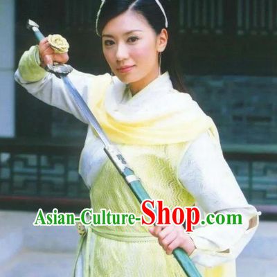 The Heaven Sword And Dragon Saber Cosplay Zhao Min Outfit Film Ancient Chinese Swordswoman Costume