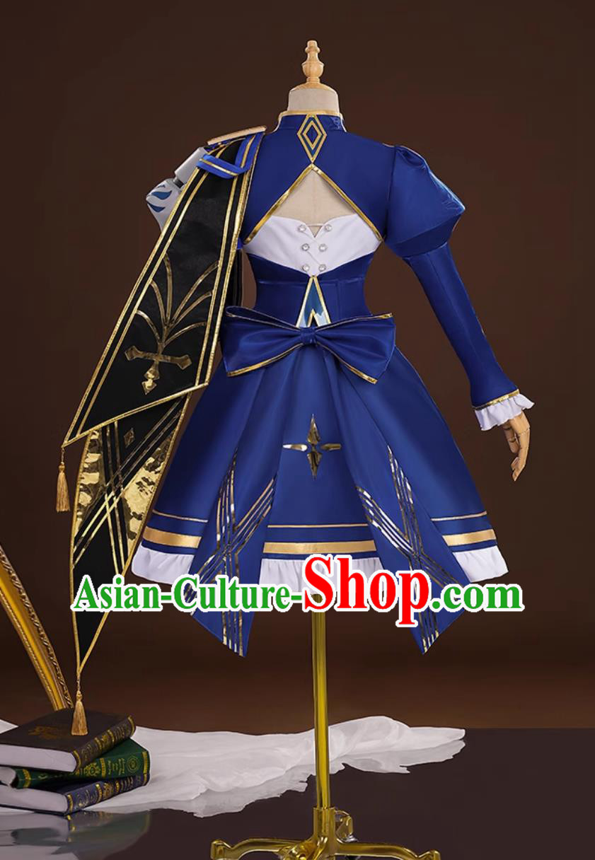 Honkai Star Rail Fate Collaboration Saber Cos Dress D Anime Costume Cosplay Outfit Honkai Star Rail Fate Collaboration Saber Cos Dress D Anime Costume Cosplay Outfit