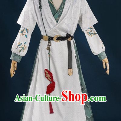 YanYun Sixteen Tones Cosplay Costume Chen Zixi Cosplay Outfit 2D Anime Clothing Traditional Chinese Male Hanfu