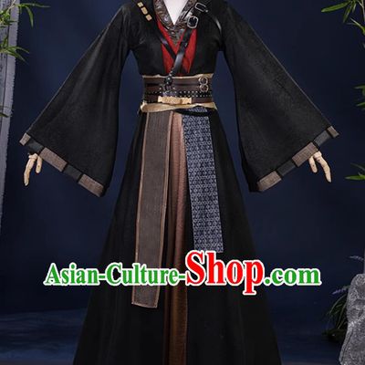 YanYun Sixteen Tones Rong Yuan Cosplay Costume Game Swordswoman Outfit 2D Anime Traditional Chinese Clothing