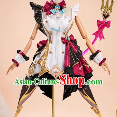 Genshin Impact Echo Cosplay Costume Game Princess Dress 2D Anime Performance Clothing