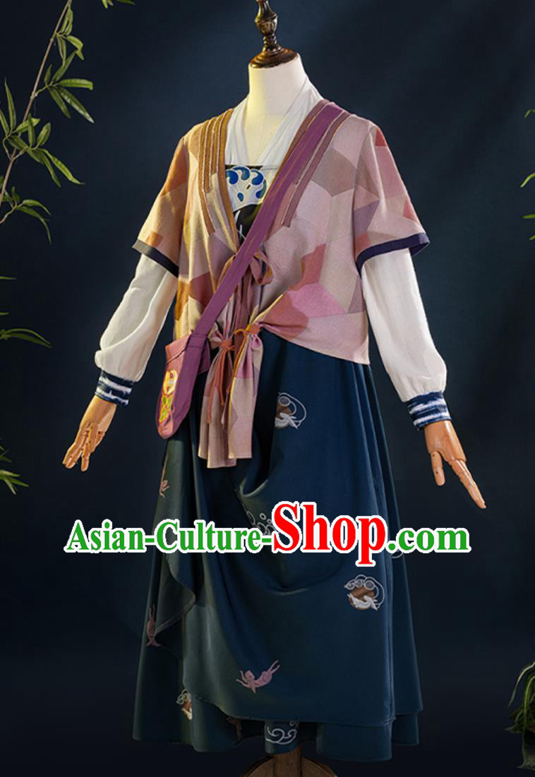 YanYun Sixteen Tones Zhou Hongxian Cos Hanfu Chinese Female D Game Outfit YanYun Sixteen Tones Zhou Hongxian Cos Hanfu Chinese Female D Game Outfit