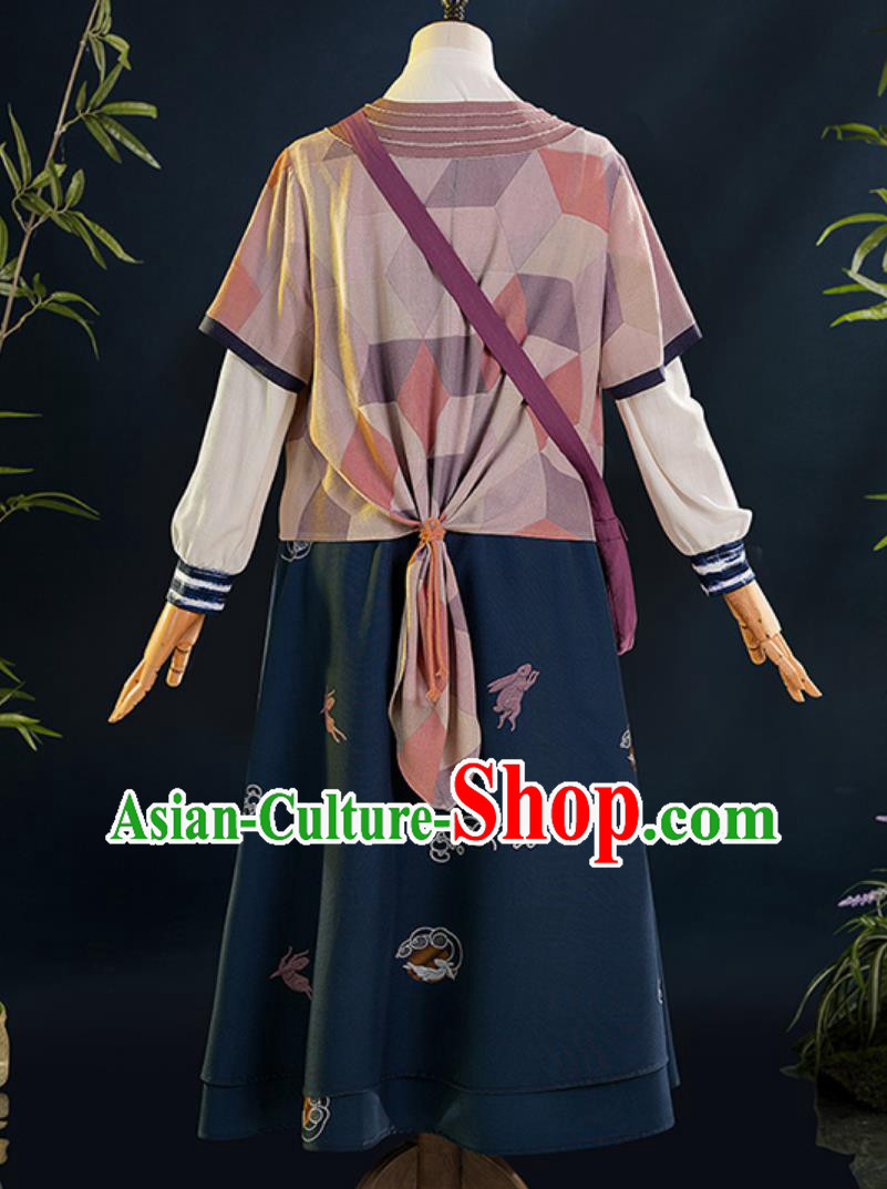 YanYun Sixteen Tones Zhou Hongxian Cos Hanfu Chinese Female D Game Outfit YanYun Sixteen Tones Zhou Hongxian Cos Hanfu Chinese Female D Game Outfit