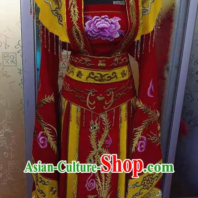 Ancient Chinese Costume Wide Sleeve Noble Dress Drama Film Wardrobe Embroidered Phoenix Princess Imperial Concubine Palace Gown