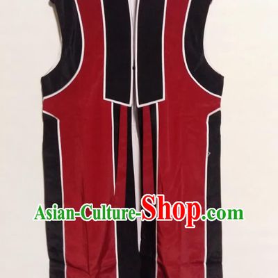 Chinese Peking Opera Elder Woman Gown Country Female Costume Lao Dan Vest Dui Pi Waistcoat