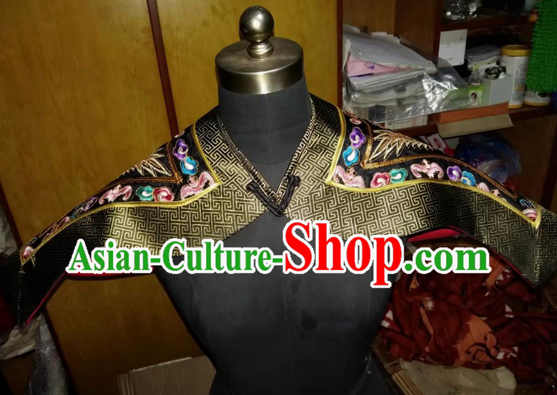 Chinese Opera Costume Film Prop Qing Dynasty Dragon Cloud Shoulder Cape Chinese Opera Costume Film Prop Qing Dynasty Dragon Cloud Shoulder Cape
