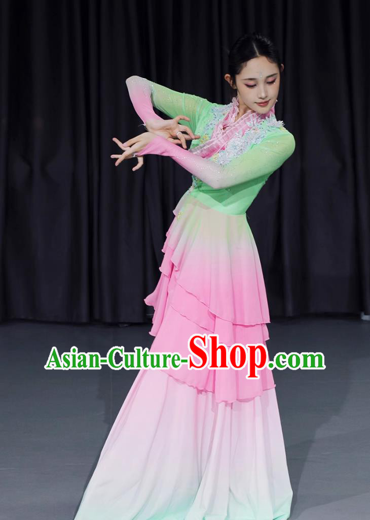 Chinese Han Tang Classical Dance Costume Solo Dance Art Exam Performance Outfit Chinese Han Tang Classical Dance Costume Solo Dance Art Exam Performance Outfit