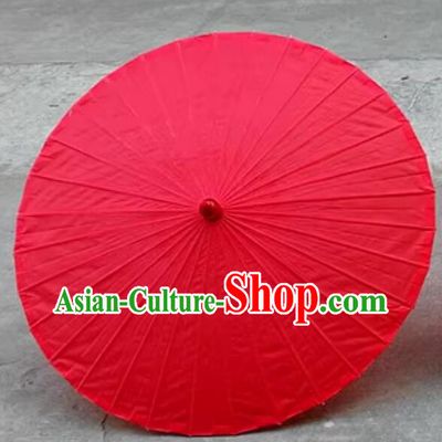 Handmade Classical Dance Umbrella Traditional Chinese Wedding Umbrella Hanfu Red Silk Umbrella