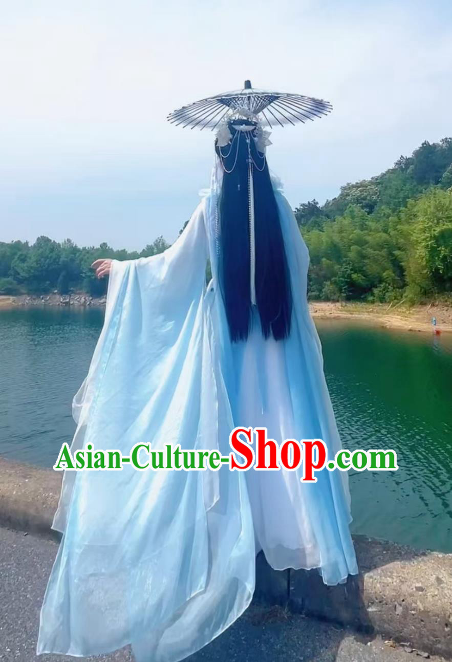 Ancient Chinese Fairy Clothing Traditional Hanfu Dress Drama Princess Costume Ancient Chinese Fairy Clothing Traditional Hanfu Dress Drama Princess Costume