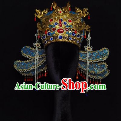Imperial Ming Dynasty Phoenix Coronet Forbidden City Wedding Headdress Ancient Chinese Royal Empress Hair Jewelry