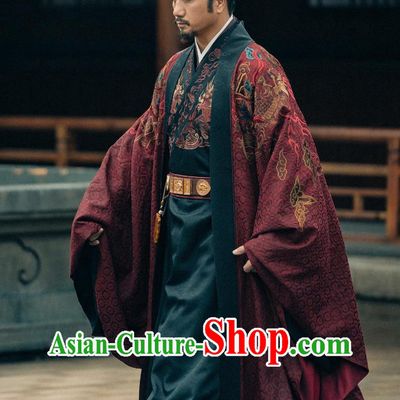 Ancient Ming Dynasty Royal Lord Costume Chinese Drama The Legend of Zang Hai Duke Ping Jin Zhuang Lu Yin Replica Clothing