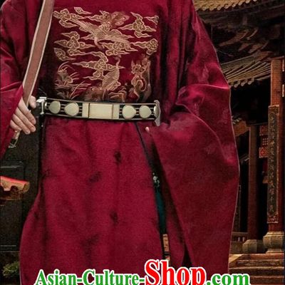 Ancient Ming Dynasty Official Robe Chinese Drama The Legend of Zang Hai Replica Clothing and Hat Complete Set