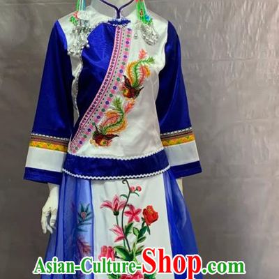 She Ethnic Clothing Women Minority Performance Wear Chinese National Costume Dance Outfit