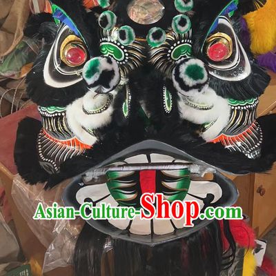 Top Lion Dance Costume Traditional Chinese Festival Dance Zhang Fei Lion Head and Clothes Complete Set