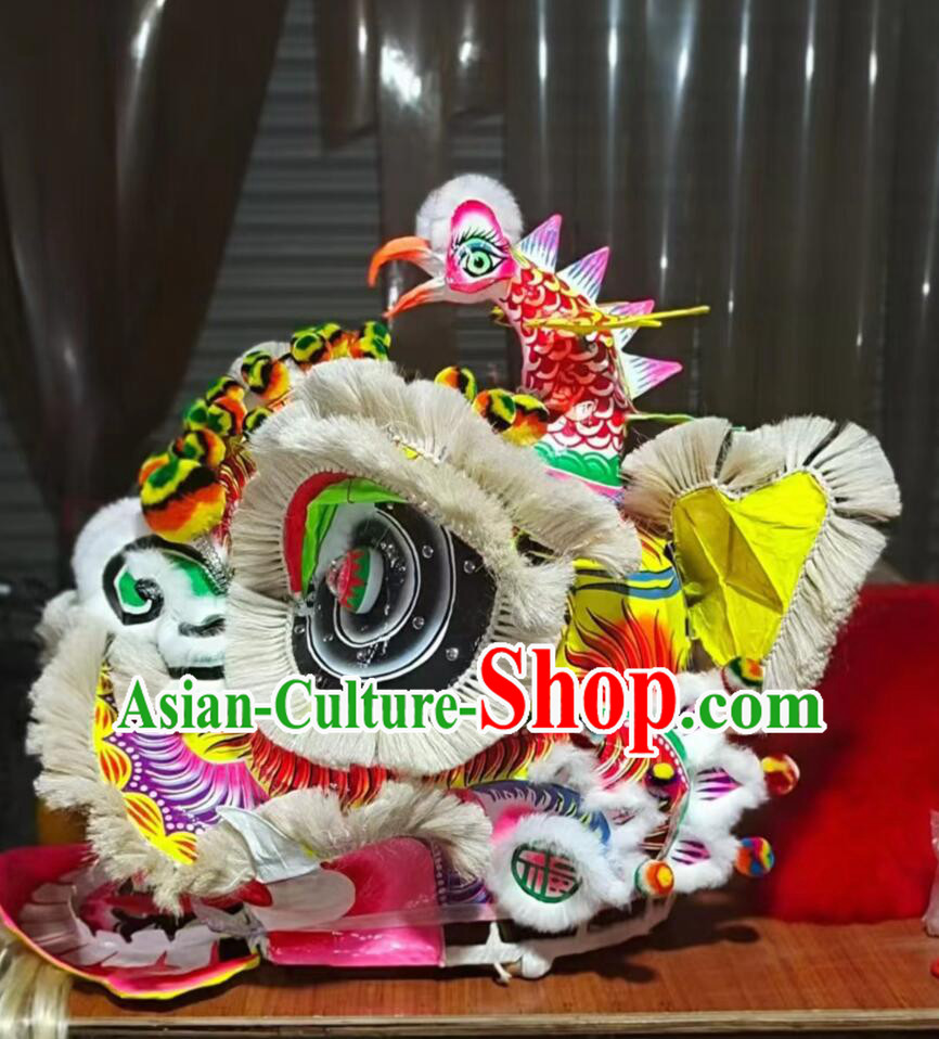 Top Phoenix Head Lion Dance Costume Traditional Chinese Festival Dance Lion Head and Clothes Complete Set Top Phoenix Head Lion Dance Costume Traditional Chinese Festival Dance Lion Head and Clothes Complete Set