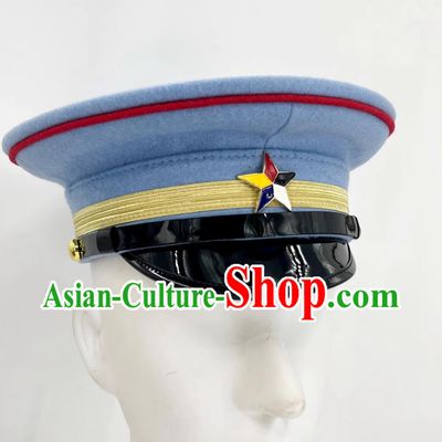 Beiyang Warlord Hat Republic Era Beiyang Military Officer Peaked Replica Cap
