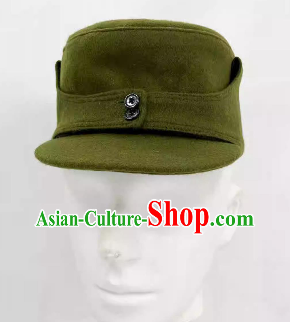 Northeast Field Army Winter Field Cap Chinese Historical Replica Soldier Hat Northeast Field Army Winter Field Cap Chinese Historical Replica Soldier Hat