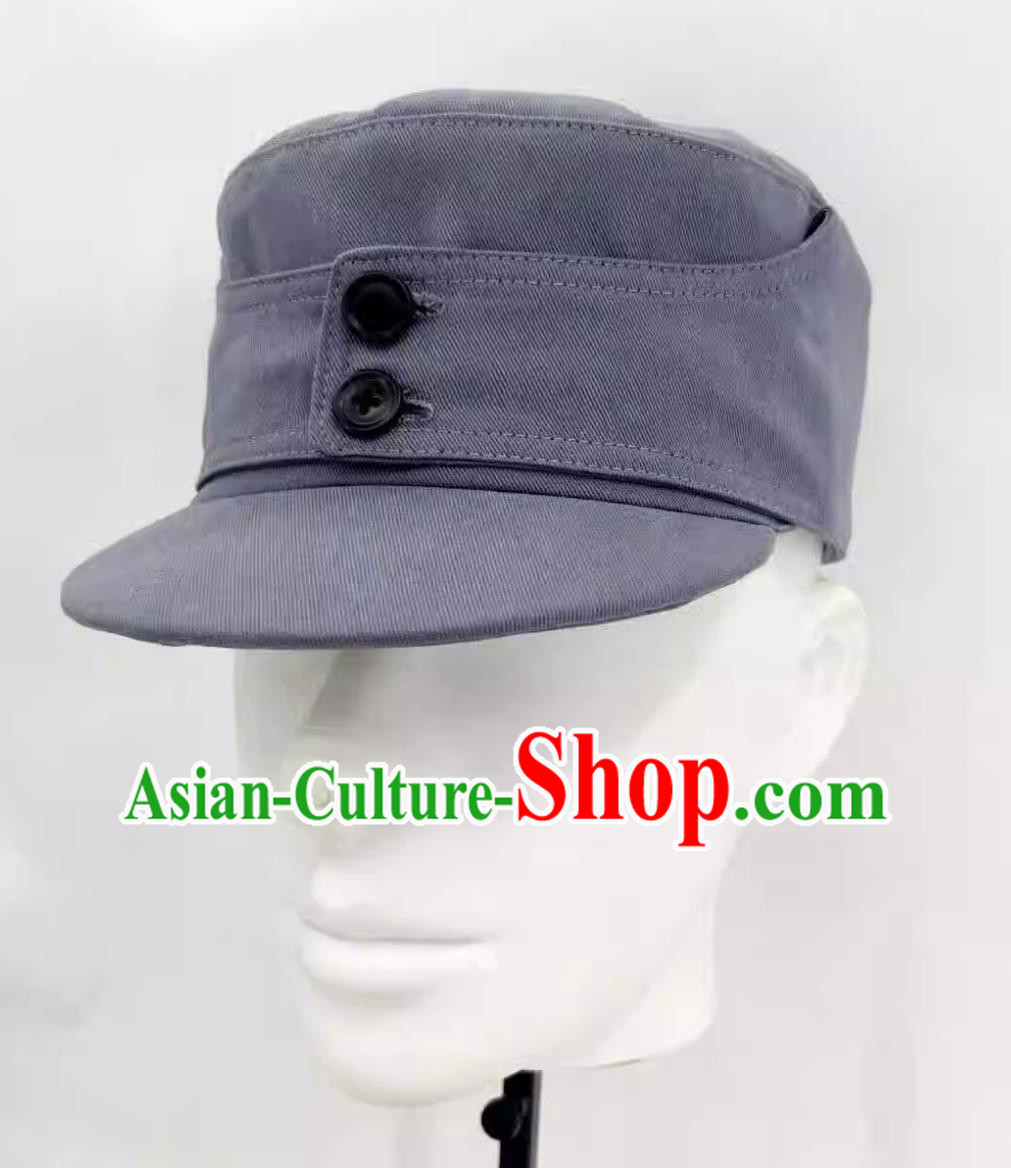 Anti Japanese War Mountain Soldier Cap Chinese Historical Replica Hat