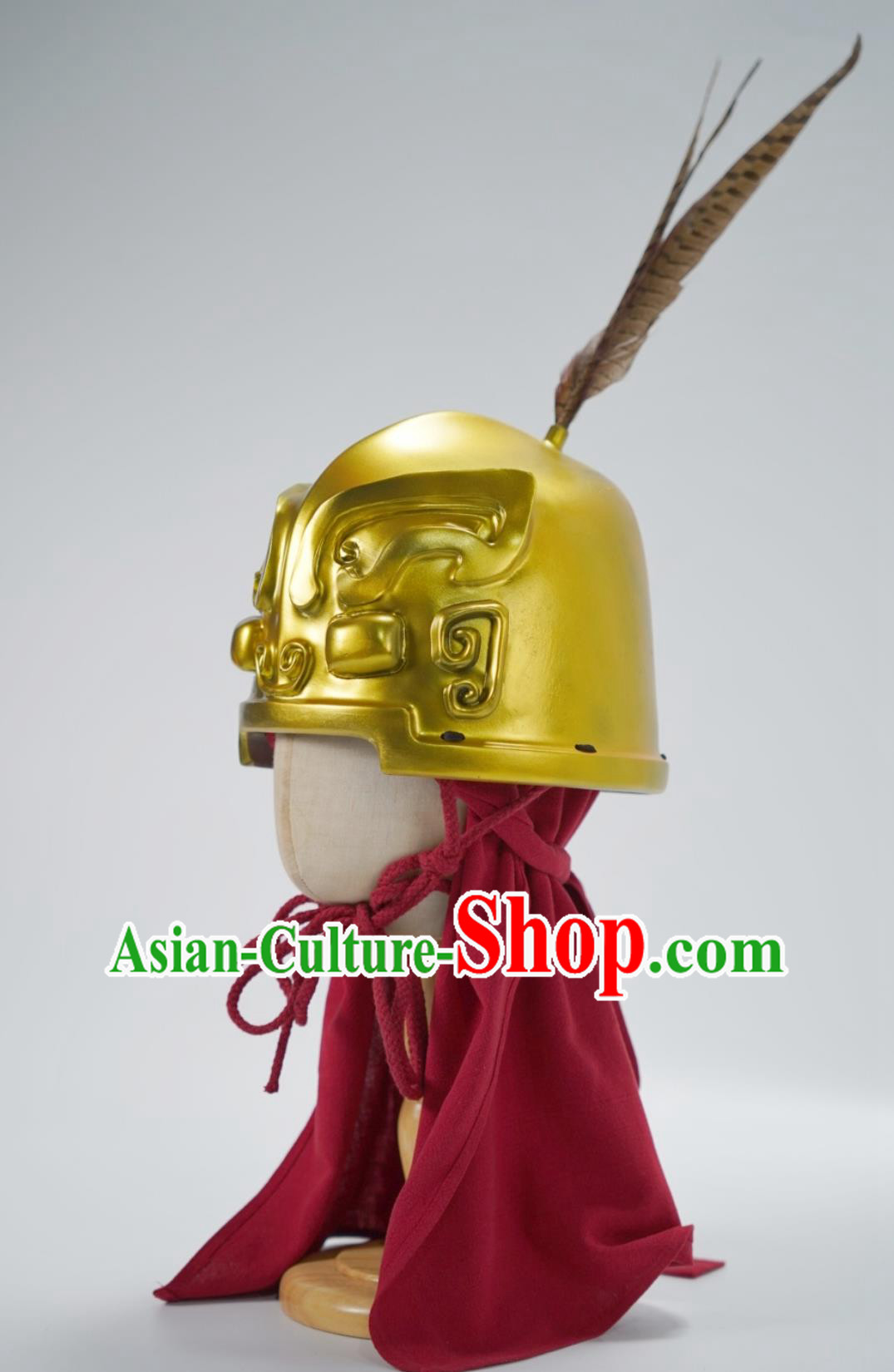 Chinese Armor Shang Dynasty Helmet Handmade Resin Material Helmet Chinese Armor Shang Dynasty Helmet Handmade Resin Material Helmet