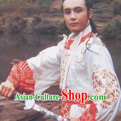 Journey To The West 1986 Chinese TV Series White Dragon Horse Costume Ancient Dragon Prince Attire