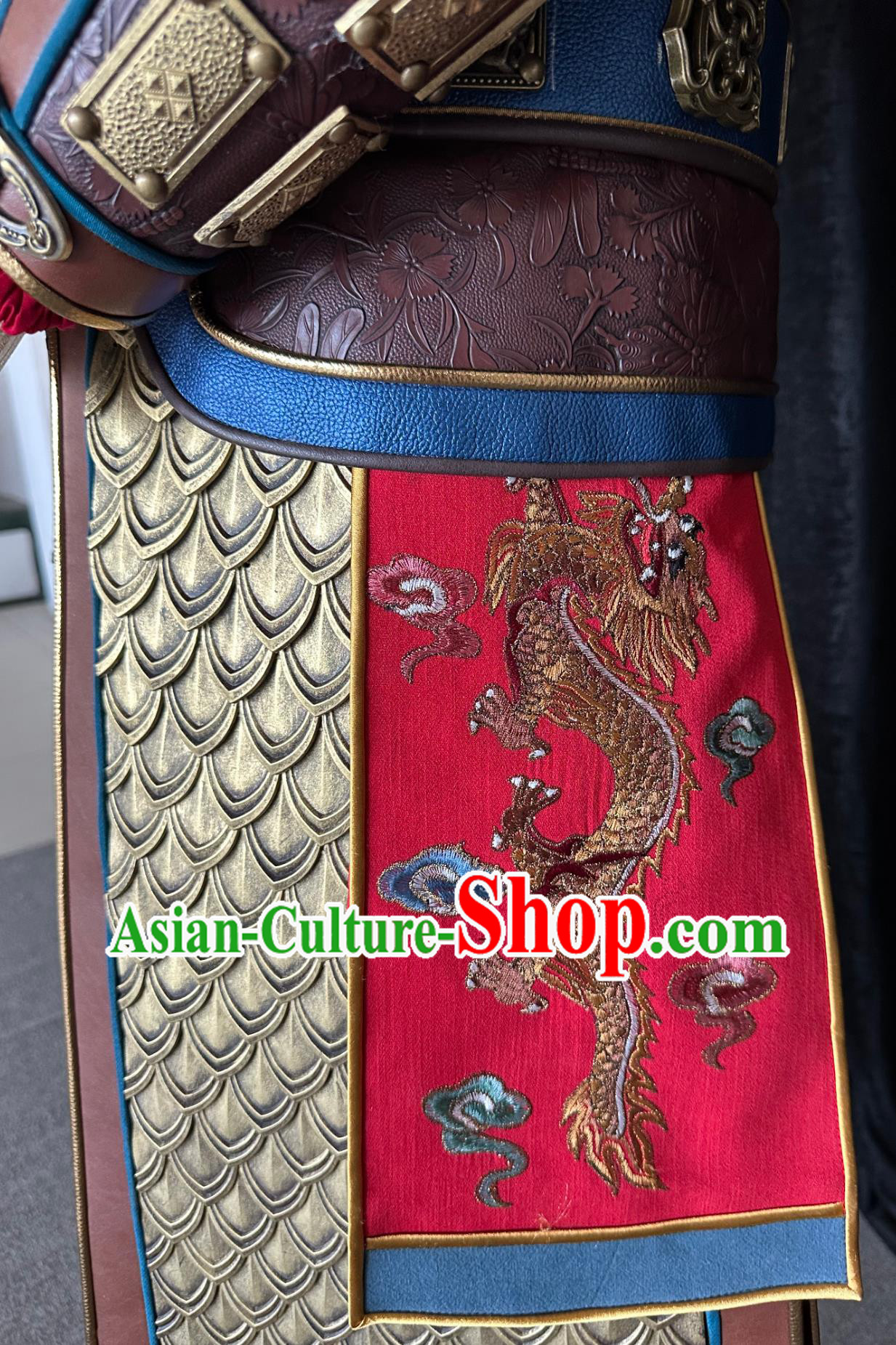 Ming Dynasty Armor Ancient Chinese General Golden Armor Embroidered War Robe Ming Dynasty Armor Ancient Chinese General Golden Armor Embroidered War Robe