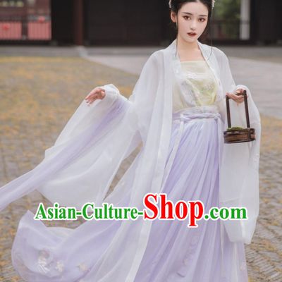 Chinese Hanfu Dress Tang Dynasty High Waist Ruqun