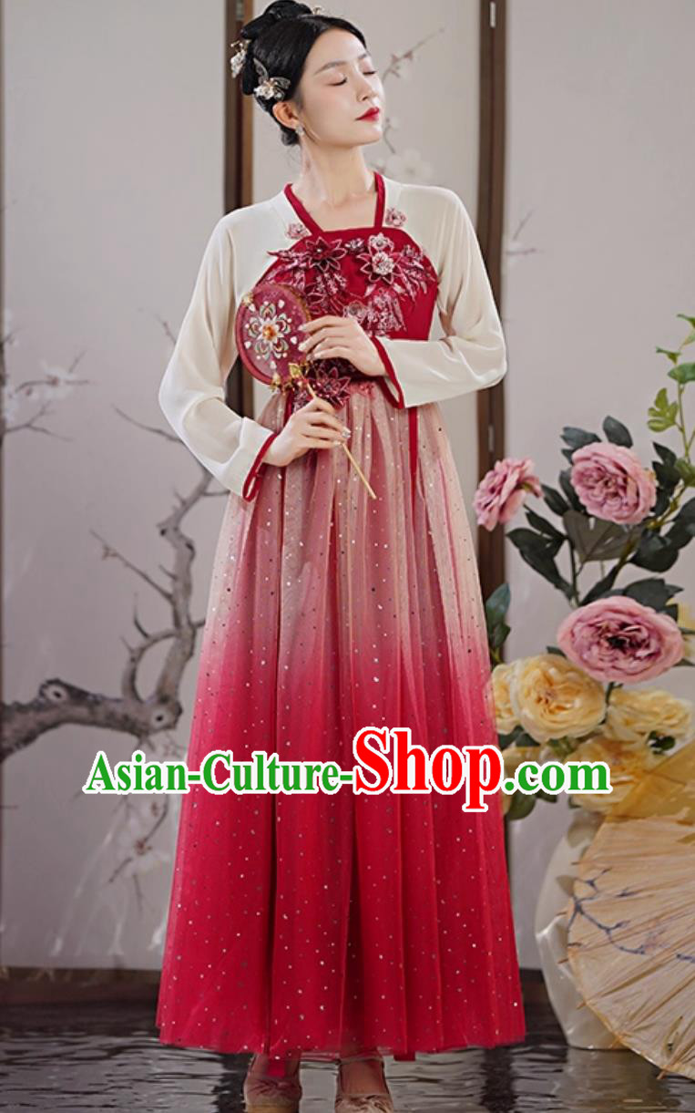 Hanfu Women Modified Ancient Dress Chinese Classical Dance Costume Traditional Performance Clothing Hanfu Women Modified Ancient Dress Chinese Classical Dance Costume Traditional Performance Clothing