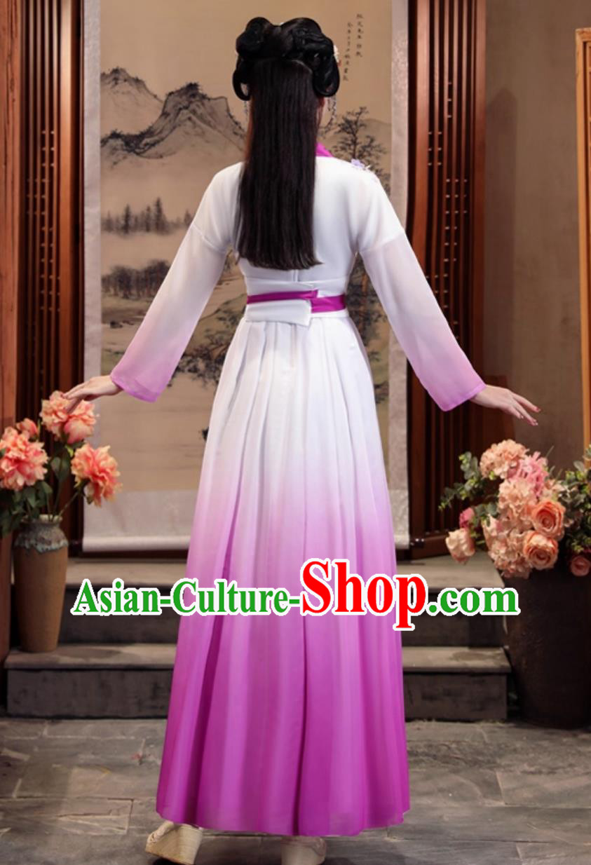 Purple Hanfu Women Classical Dance Performance Outfit Modified Chinese Ancient Dress Purple Hanfu Women Classical Dance Performance Outfit Modified Chinese Ancient Dress