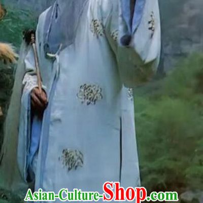 Journey To The West 1986 Edition Patriarch Bodhi Costume TV Drama Performance Garment Ancient Chinese Taoist Priest Outfit