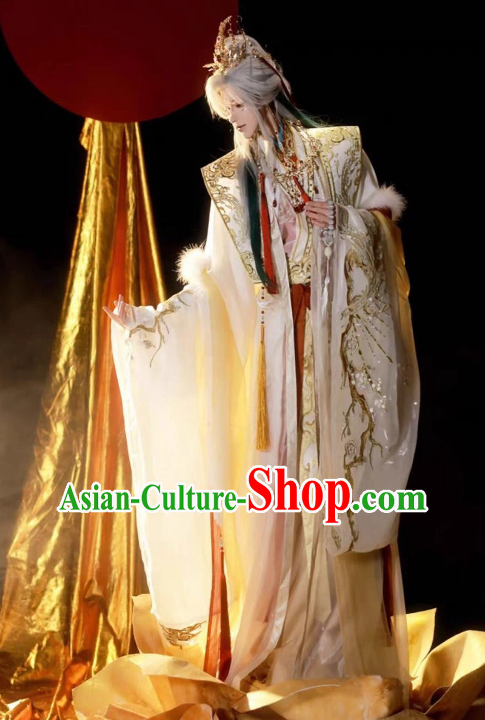 Traditional Legend Immortal Costume Male Hanfu Ancient Chinese Prince Clothing