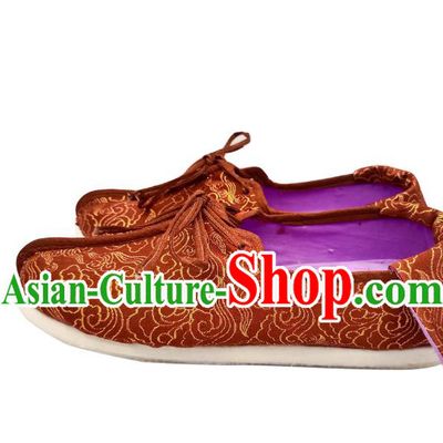 Southern Song Dynasty Hanfu Shoes Handmade Thousand Layer Sole Cloth Shoes Traditional Chinese Shoes
