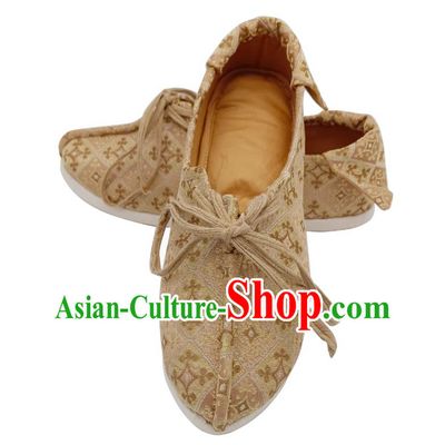 Handmade Thousand Layer Sole Cloth Shoes Traditional Chinese Shoes Southern Song Dynasty Hanfu Shoes