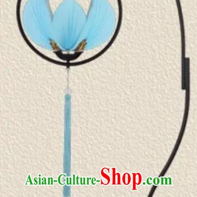 Chinese Zen Style Lotus Floor Lamp Tea Room Restaurant Lamp Decoration Light