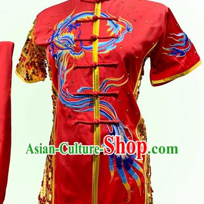 Premium Long Fist Wushu Competition Performance Outfit Martial Arts Changquan Costume For Kids Men Women