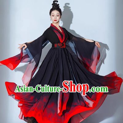Ladies Hanfu Set Dance Performance Costume Elephant King March Dance Performance Clothing