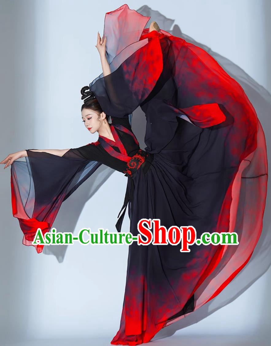 Ladies Hanfu Set Dance Performance Costume Elephant King March Dance Performance Clothing Ladies Hanfu Set Dance Performance Costume Elephant King March Dance Performance Clothing