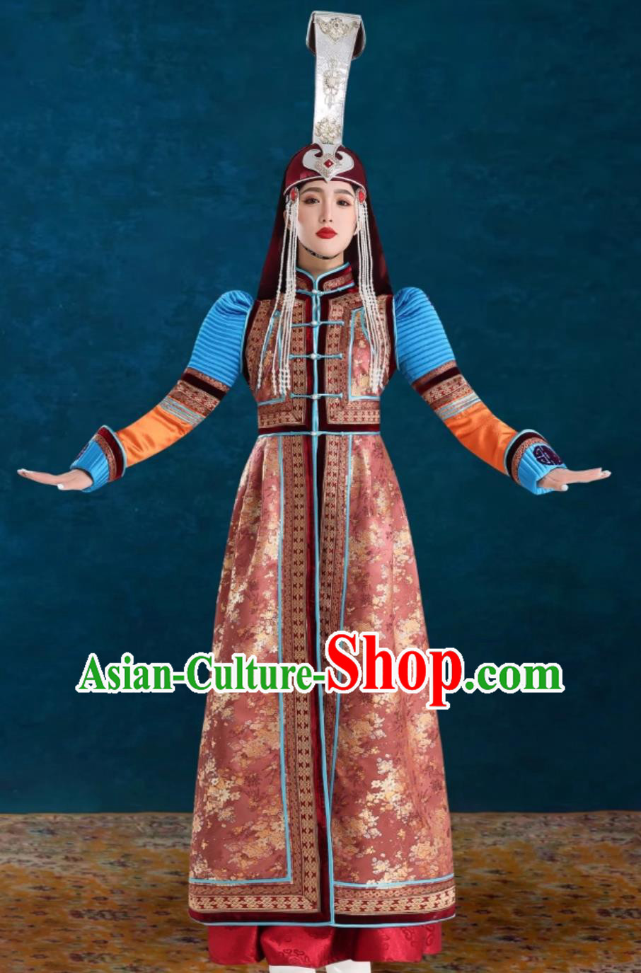 Ladies Princess Wedding Dress Chinese Mongolia Ethnic Clothing Dance Performance Costume Ladies Princess Wedding Dress Chinese Mongolia Ethnic Clothing Dance Performance Costume