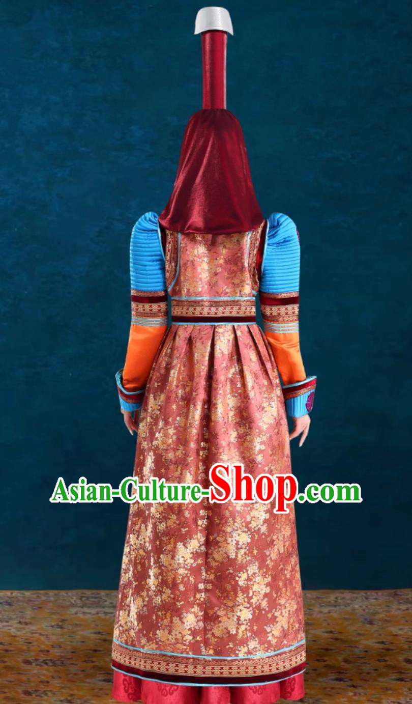 Ladies Princess Wedding Dress Chinese Mongolia Ethnic Clothing Dance Performance Costume Ladies Princess Wedding Dress Chinese Mongolia Ethnic Clothing Dance Performance Costume